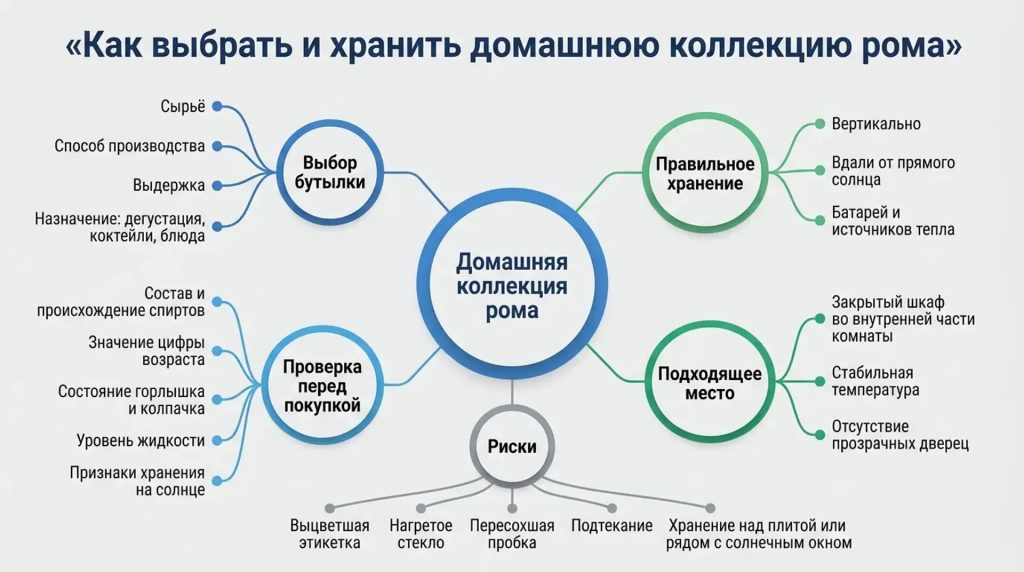 Как выбрать и хранить домашнюю коллекцию рома